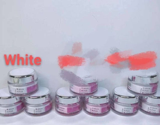 36x White Acrylic Powders