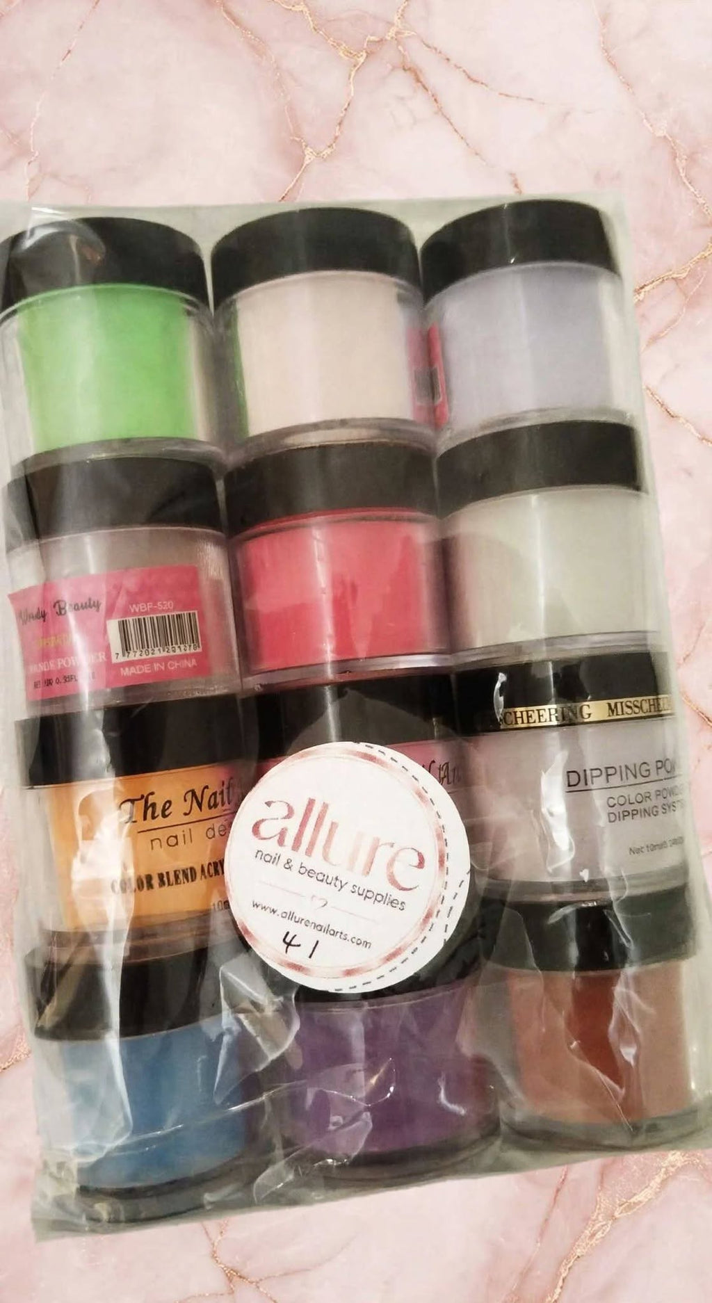 Allure 12pc Acrylic Powder Set No 41