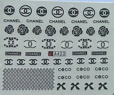Fashion Nail Decal Range A421-432