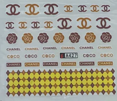 Fashion Nail Decal Range A421-432