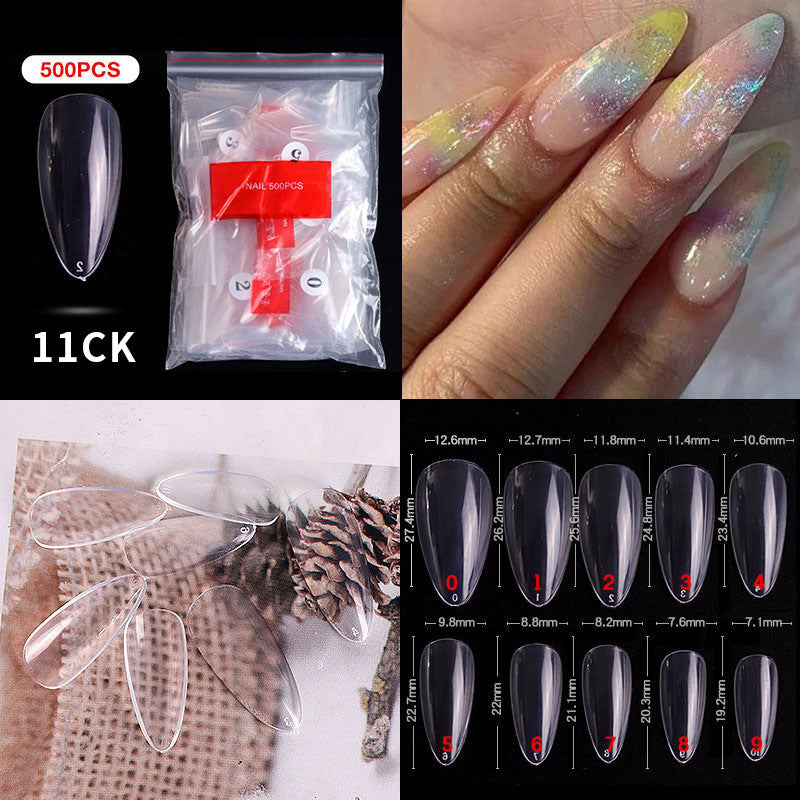 Almond Nail Tips (500pcs Packet )