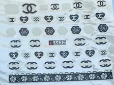 Fashion Nail Decal Range A421-432