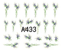 Floral Geometric Nail Decal Range A433-444