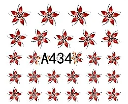 Floral Geometric Nail Decal Range A433-444