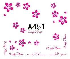 Floral Geometric Nail Decal Range A445-456