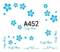Floral Geometric Nail Decal Range A445-456