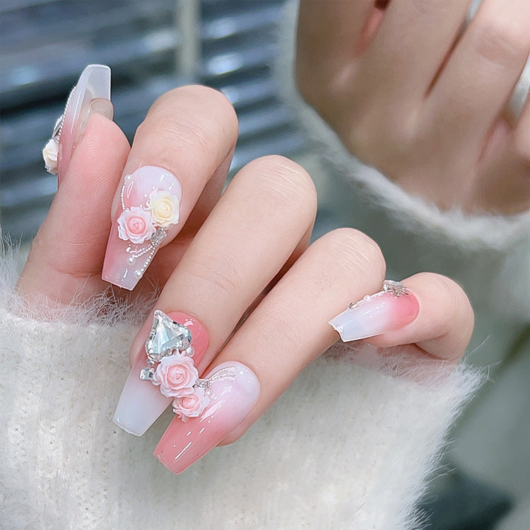 Roses Resin 3d Nail Art 10pcs