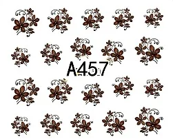 Floral Geometric Nail Decal Range A457-468