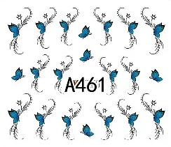Floral Geometric Nail Decal Range A457-468