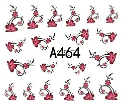 Floral Geometric Nail Decal Range A457-468