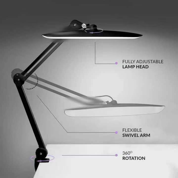Long Arm Folding Table Lamp 10W