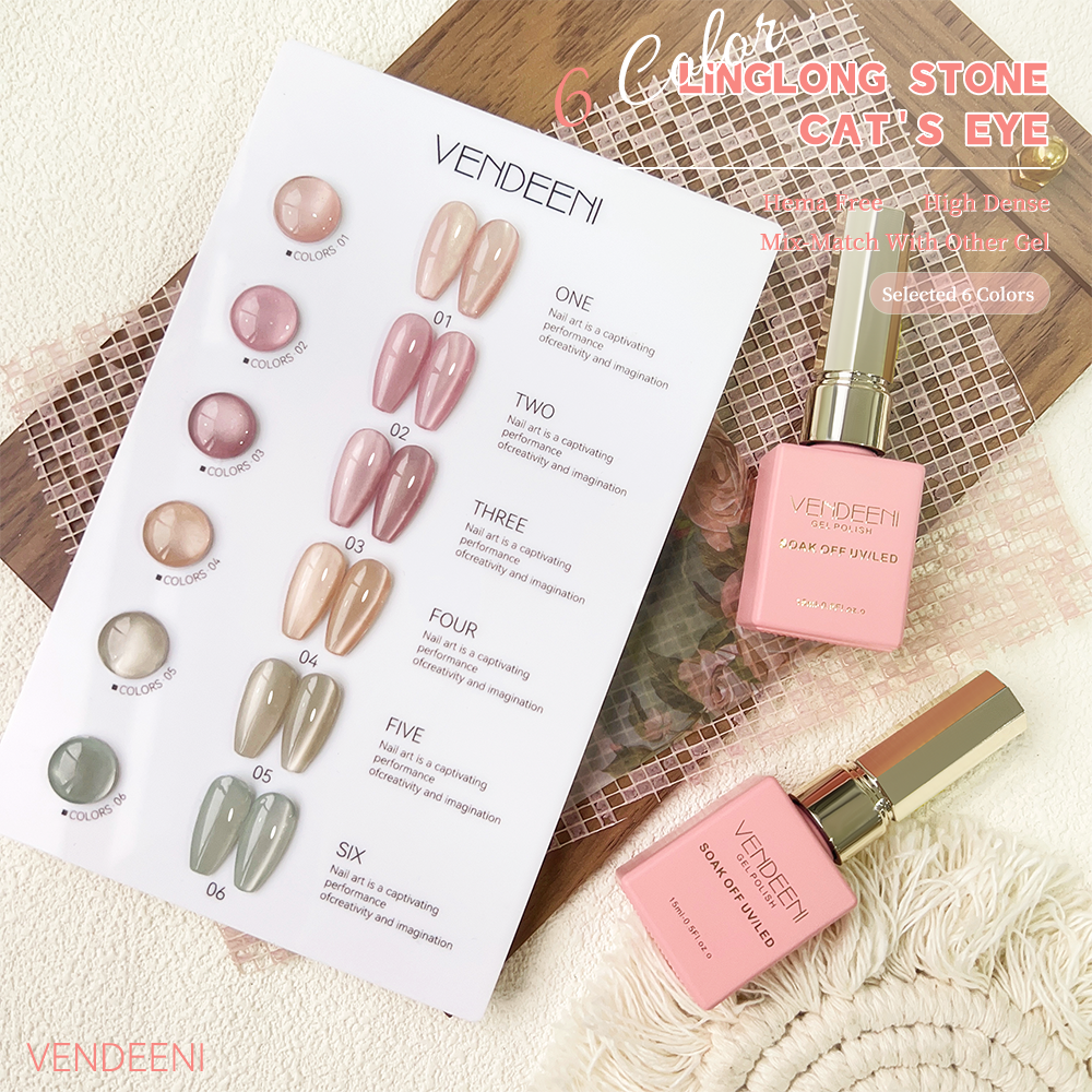 Vendeeni Linglong Stone Cat Eye Gel Polish 15ml