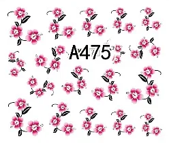 Floral Geometric Nail Decal Range A469-480