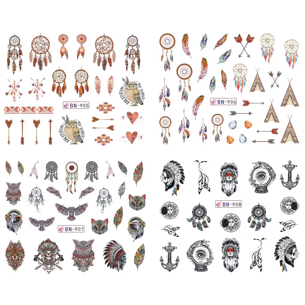 Dreamcatcher Nail art decal