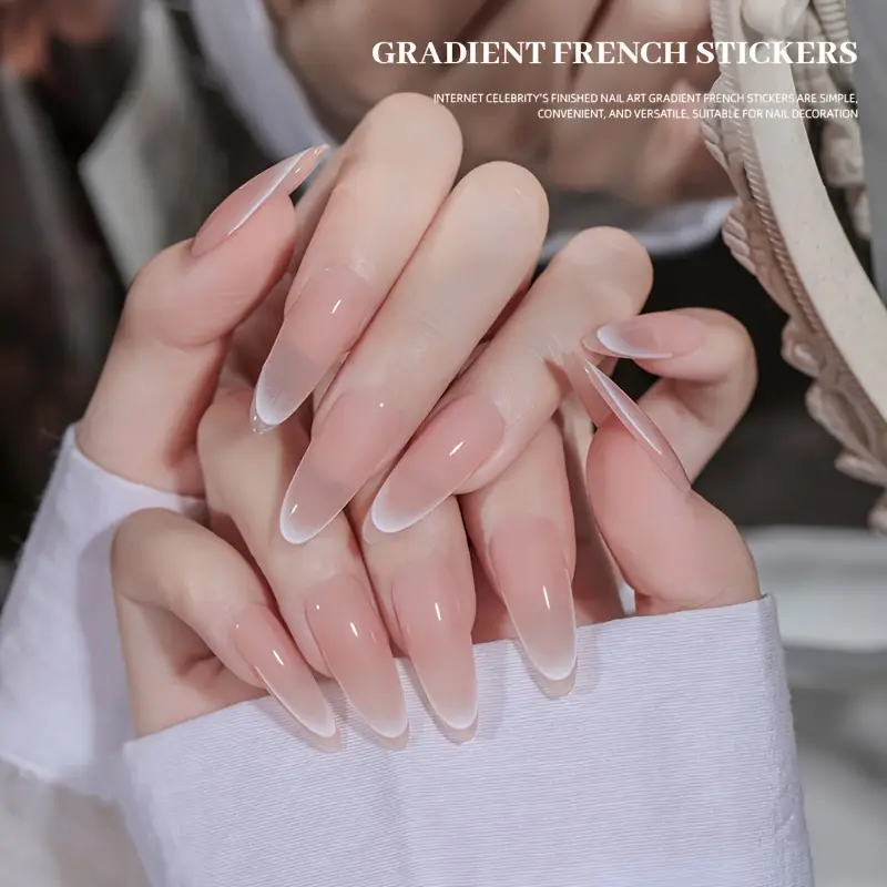 French Nail sticker Random color