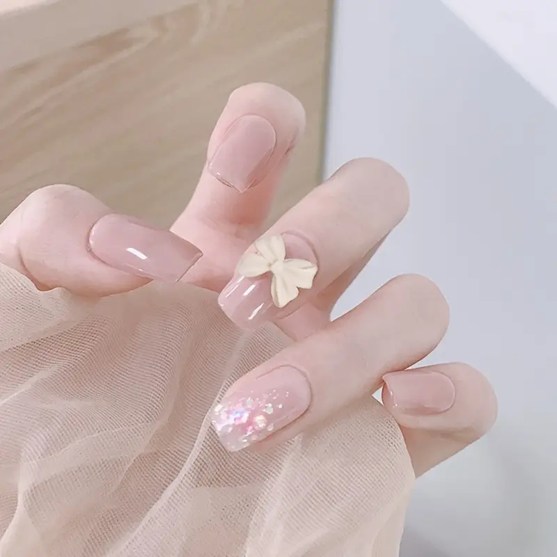 Bow Resin Nail Art Decoration 10 pcs