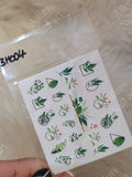 Abstract Nail Art Decal 3H004