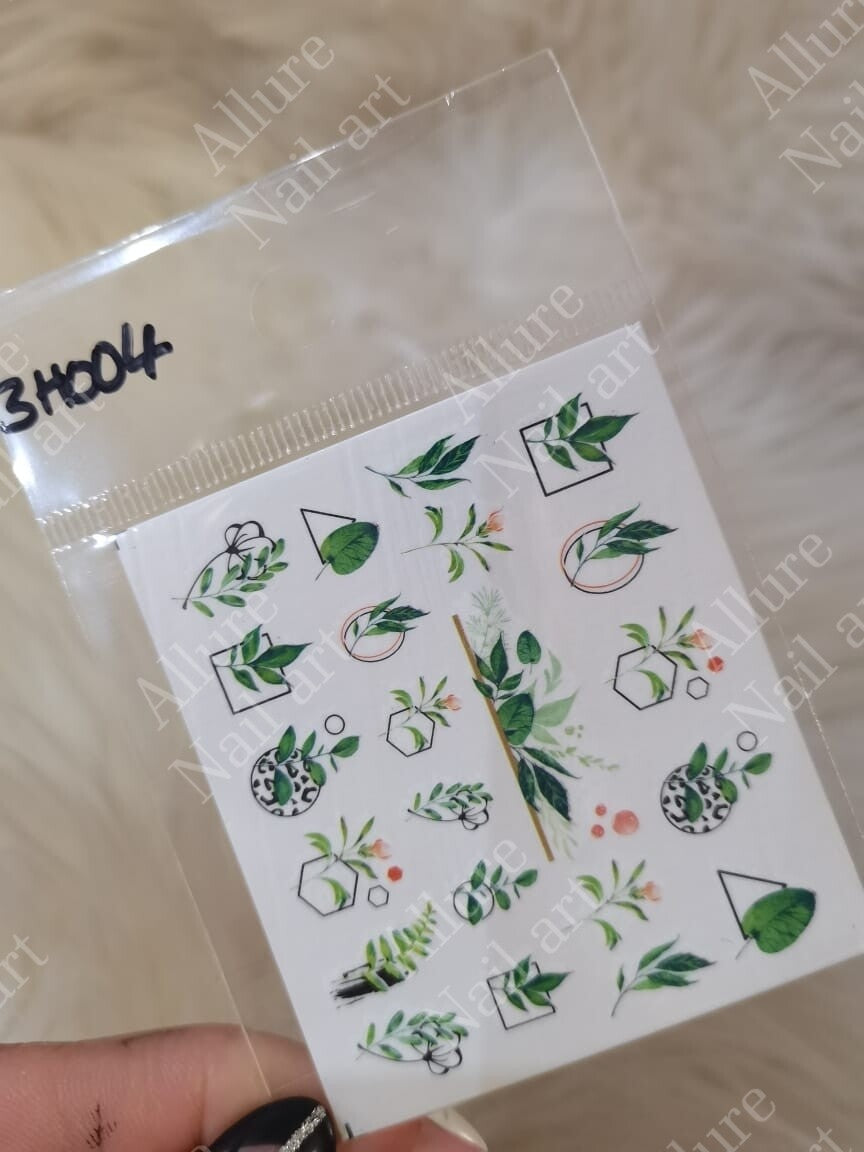 Abstract Nail Art Decal 3H004