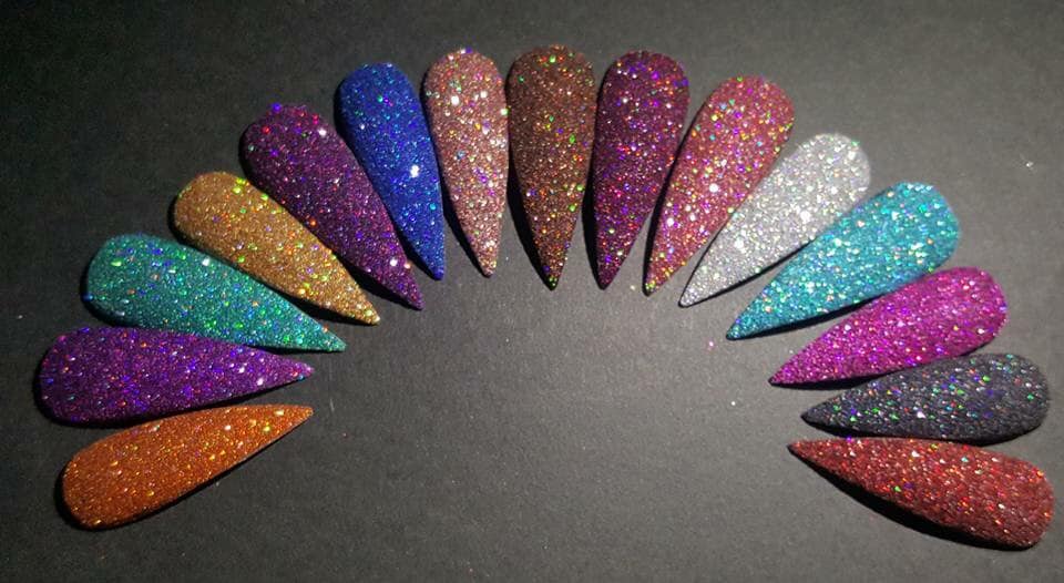 80 x Cosmetic grade nail art and resin glitter