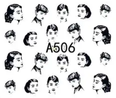 Fashion Nail Decal Range A505-516