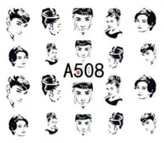 Fashion Nail Decal Range A505-516