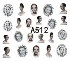 Fashion Nail Decal Range A505-516