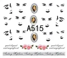 Fashion Nail Decal Range A505-516