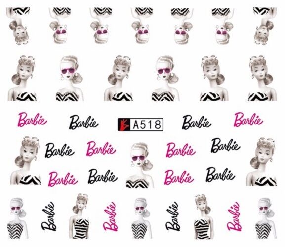 Doll Nail Decal Range A517-528