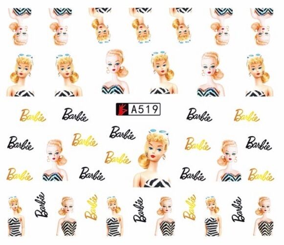 Doll Nail Decal Range A517-528