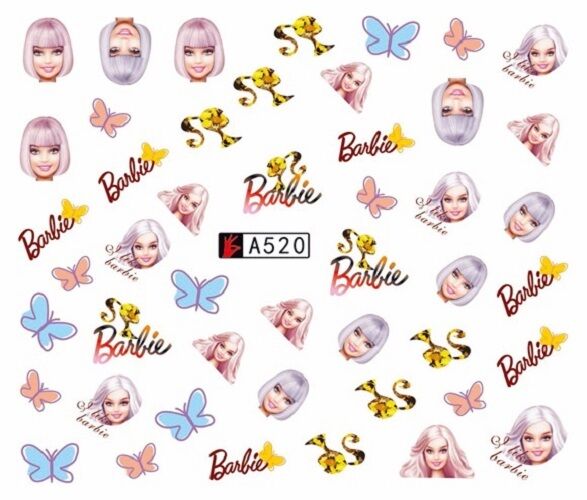 Doll Nail Decal Range A517-528