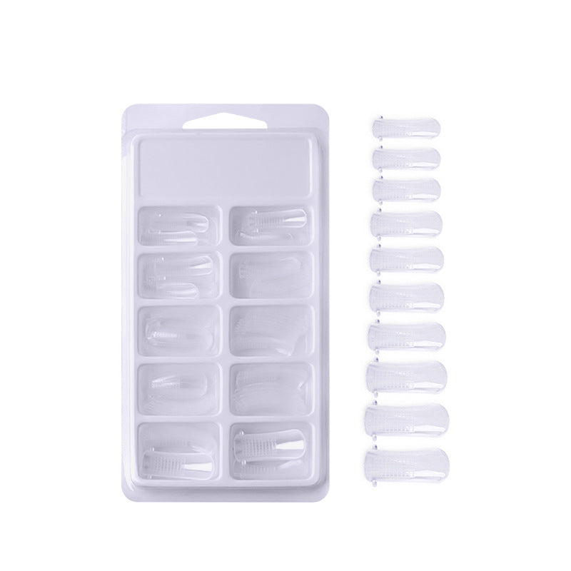 100pcs Re-usable Extention Dual Form Tips For Poly Gel