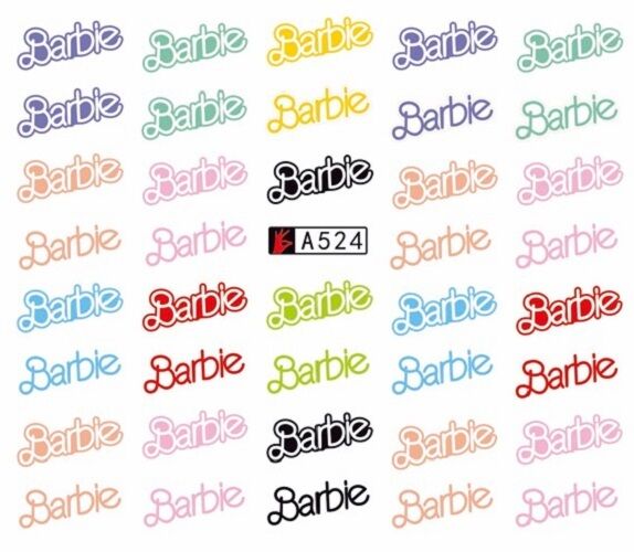 Doll Nail Decal Range A517-528