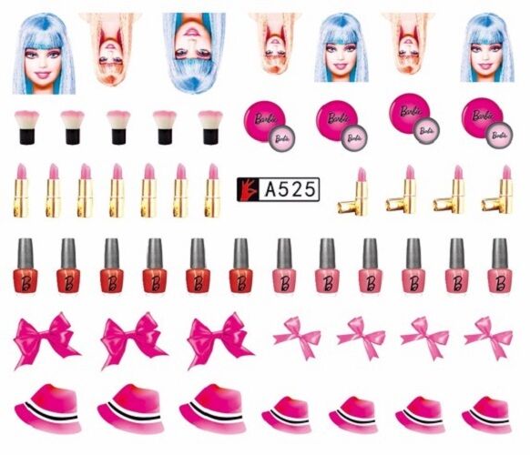 Doll Nail Decal Range A517-528