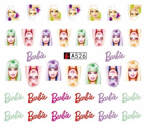 Doll Nail Decal Range A517-528