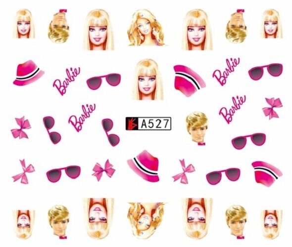 Doll Nail Decal Range A517-528
