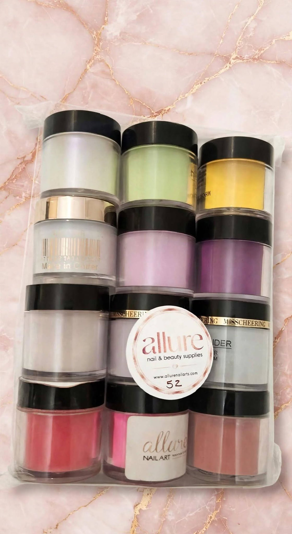 Allure 12pc Acrylic Powder Set No 52