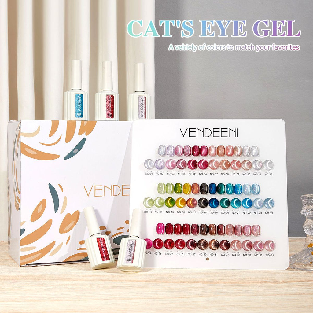 Vendeeni Cat eye gel polish  Hema free