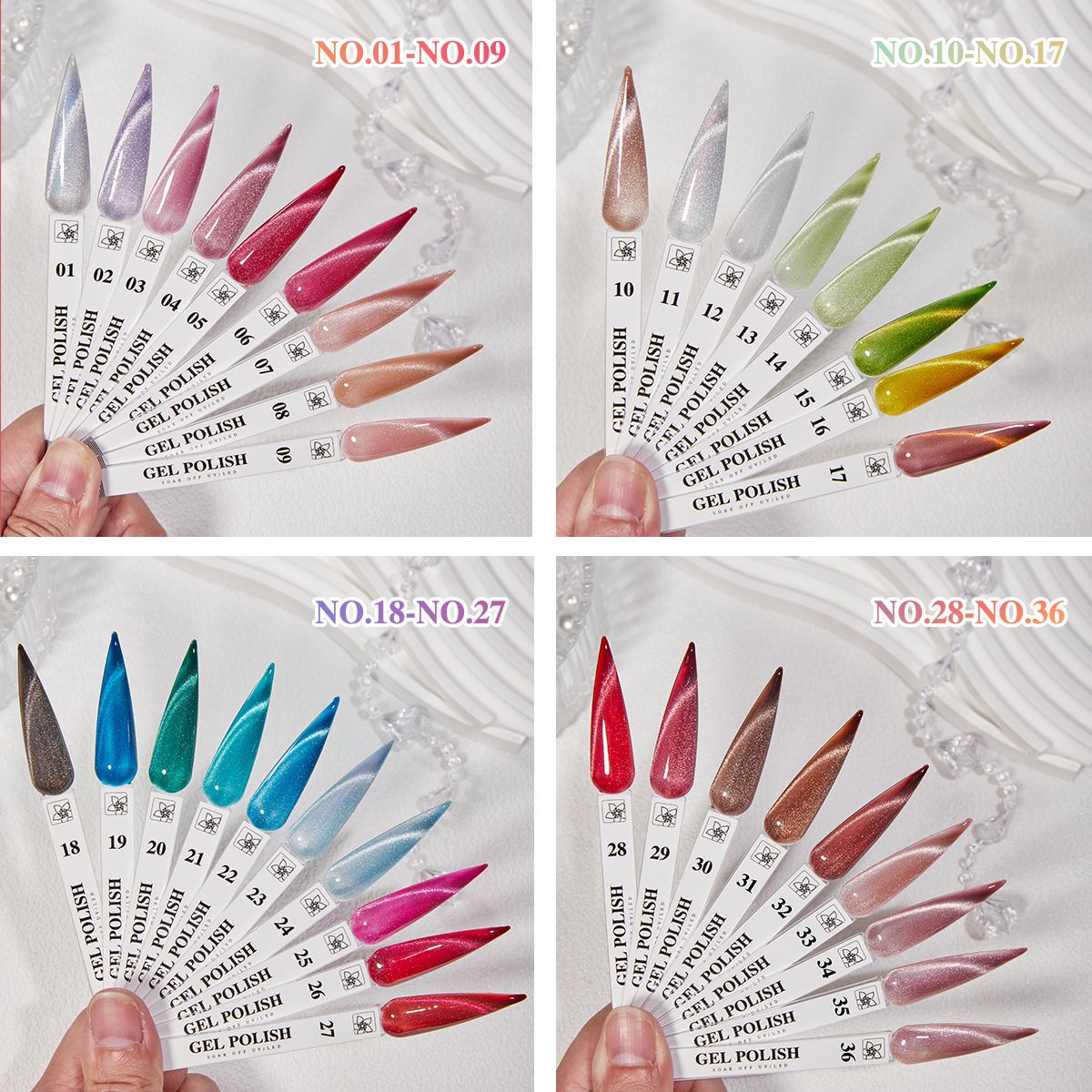 Vendeeni Cat Eye Gel Polish set 15ml