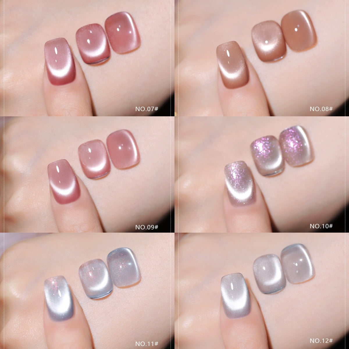 Vendeeni Cat eye gel polish  Hema free