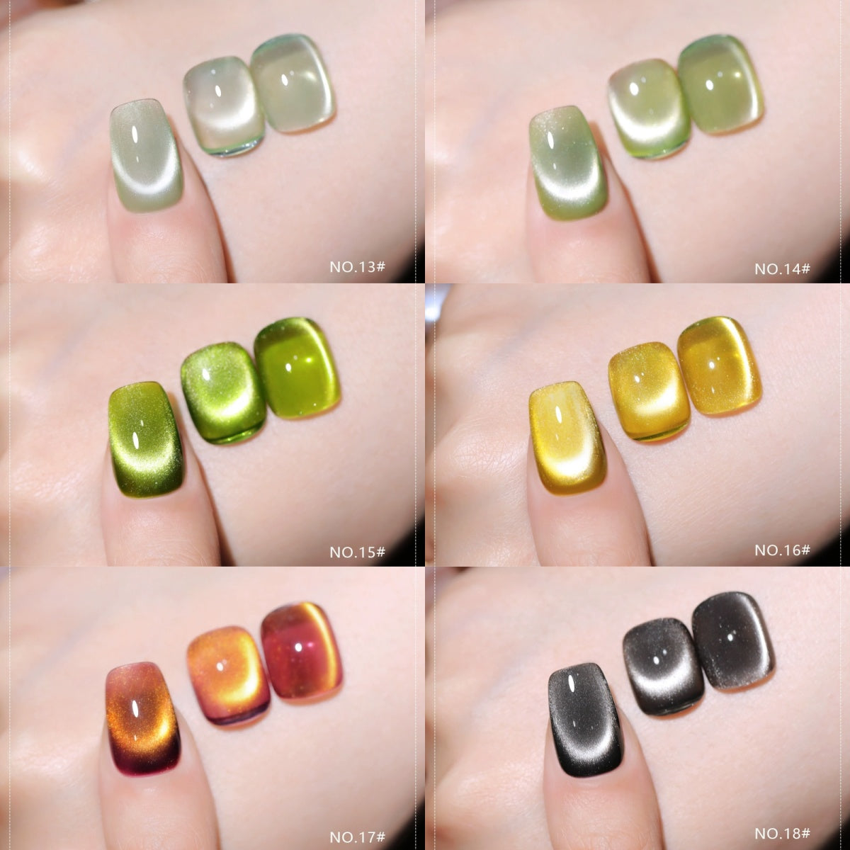 Vendeeni Cat eye gel polish  Hema free