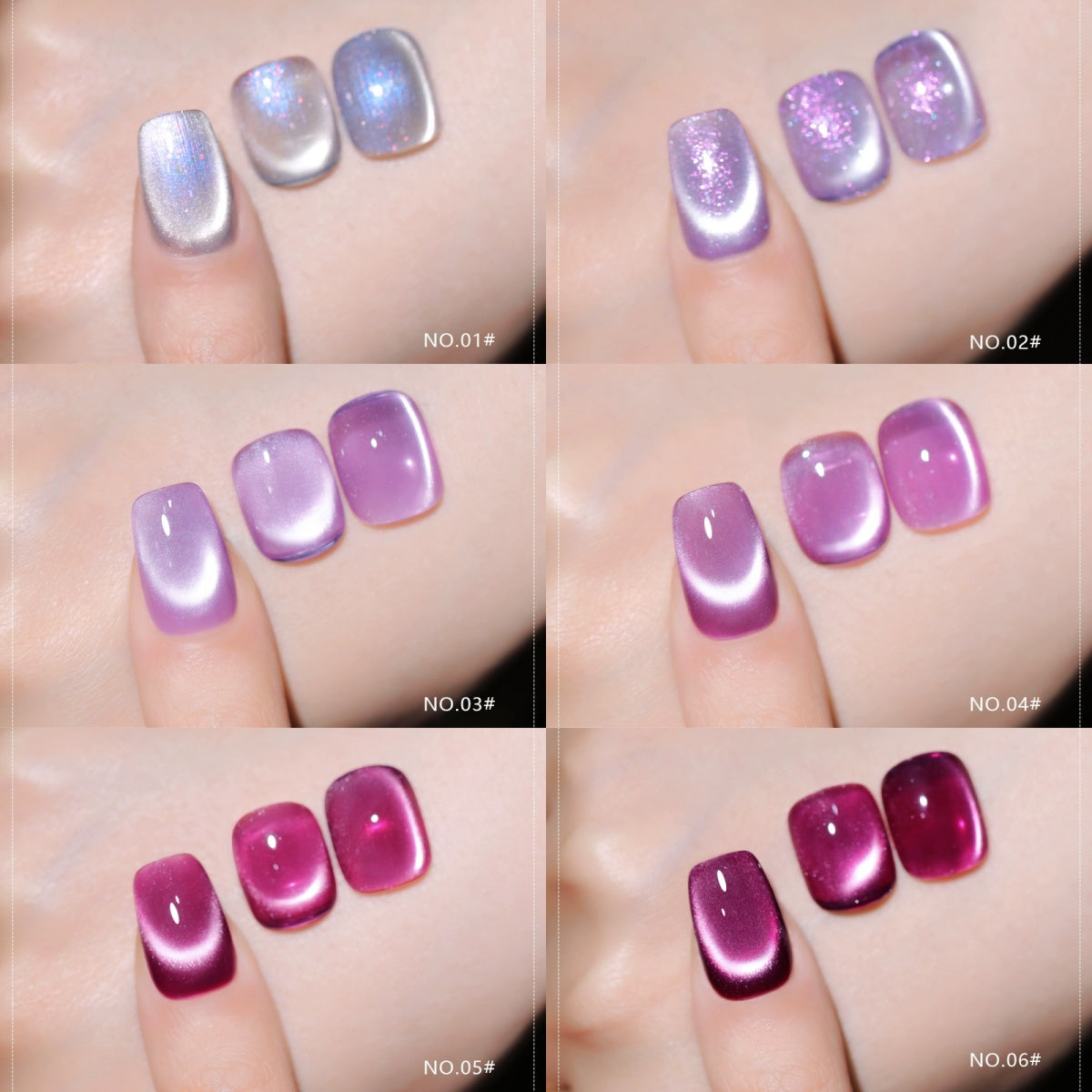 Vendeeni Cat eye gel polish  Hema free