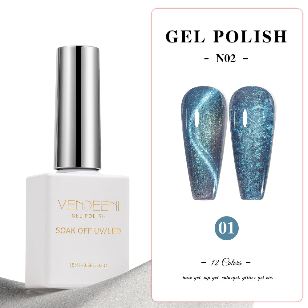 Vendeeni Cat Eye Gel Polish set 15ml