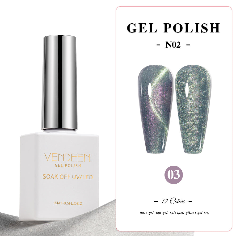 Vendeeni Cat Eye Gel Polish set 15ml
