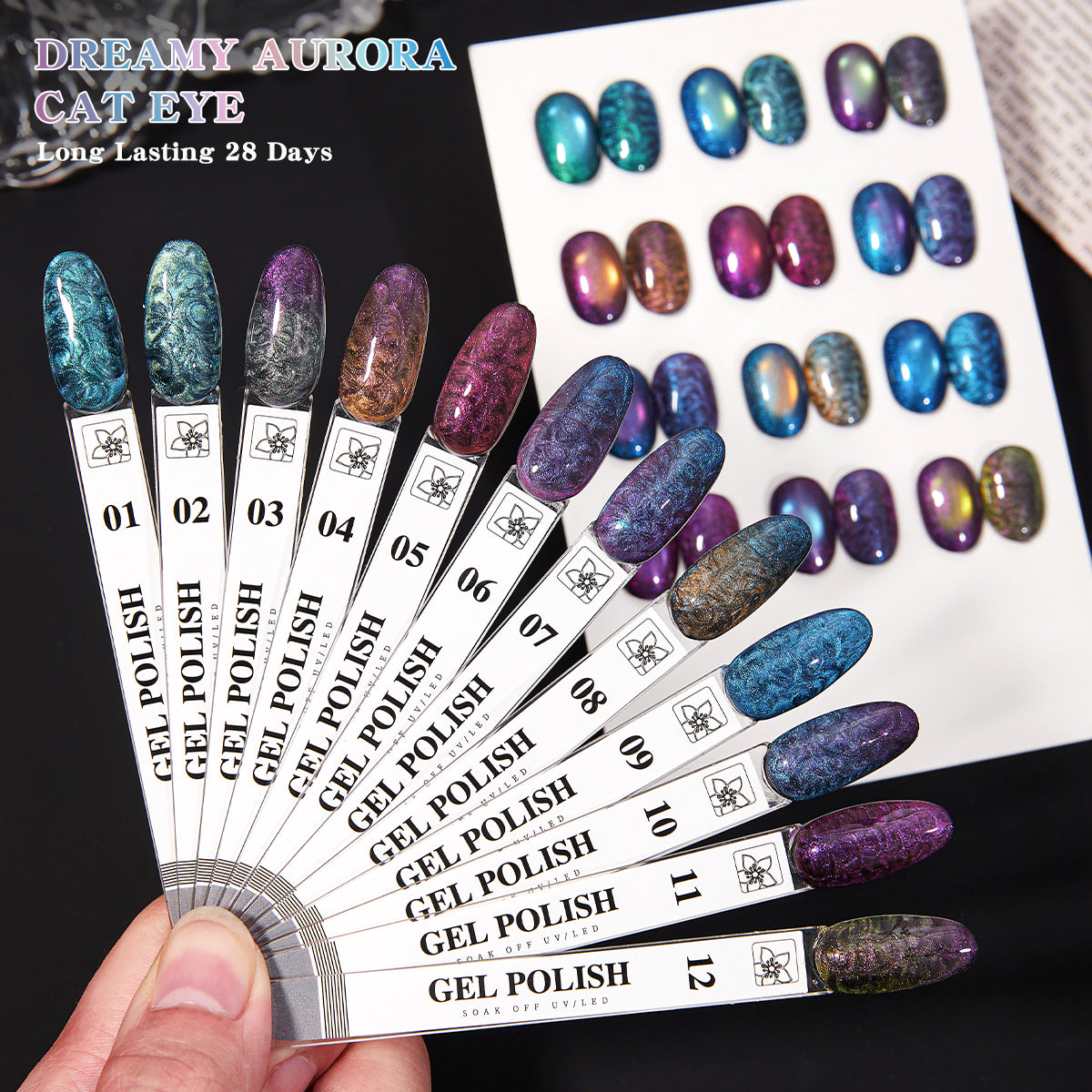 Vendeeni Cat Eye Gel Polish set 15ml