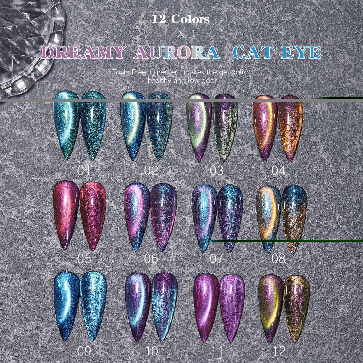 Vendeeni Cat Eye Gel Polish set 15ml