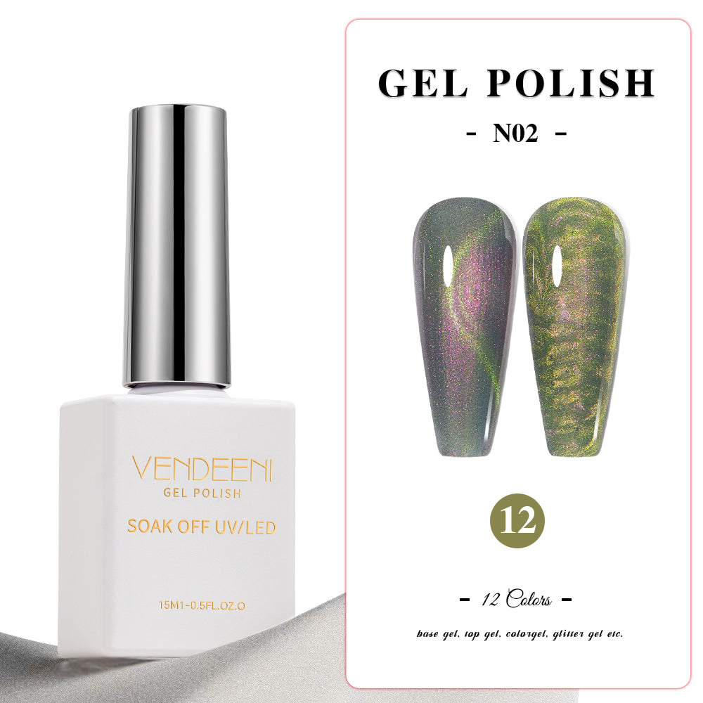 Vendeeni Cat Eye Gel Polish set 15ml