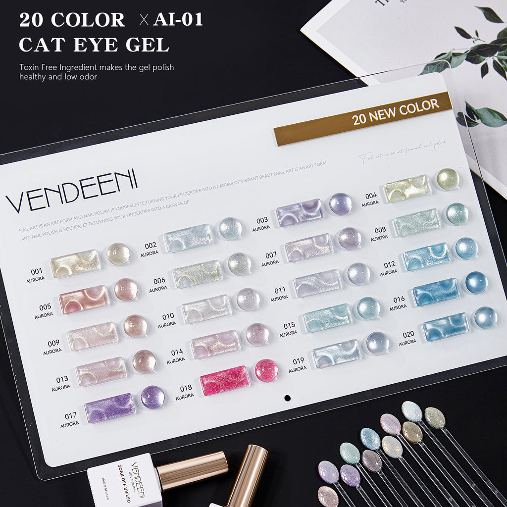 Vendeeni Cat Eye Gel Polish set 15ml
