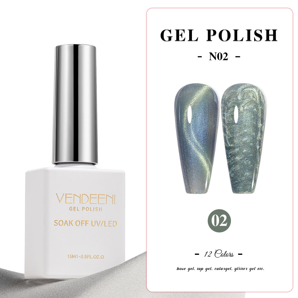 Vendeeni Cat Eye Gel Polish set 15ml