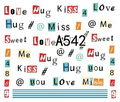 Love Valentine Nail Decal Range A541-552