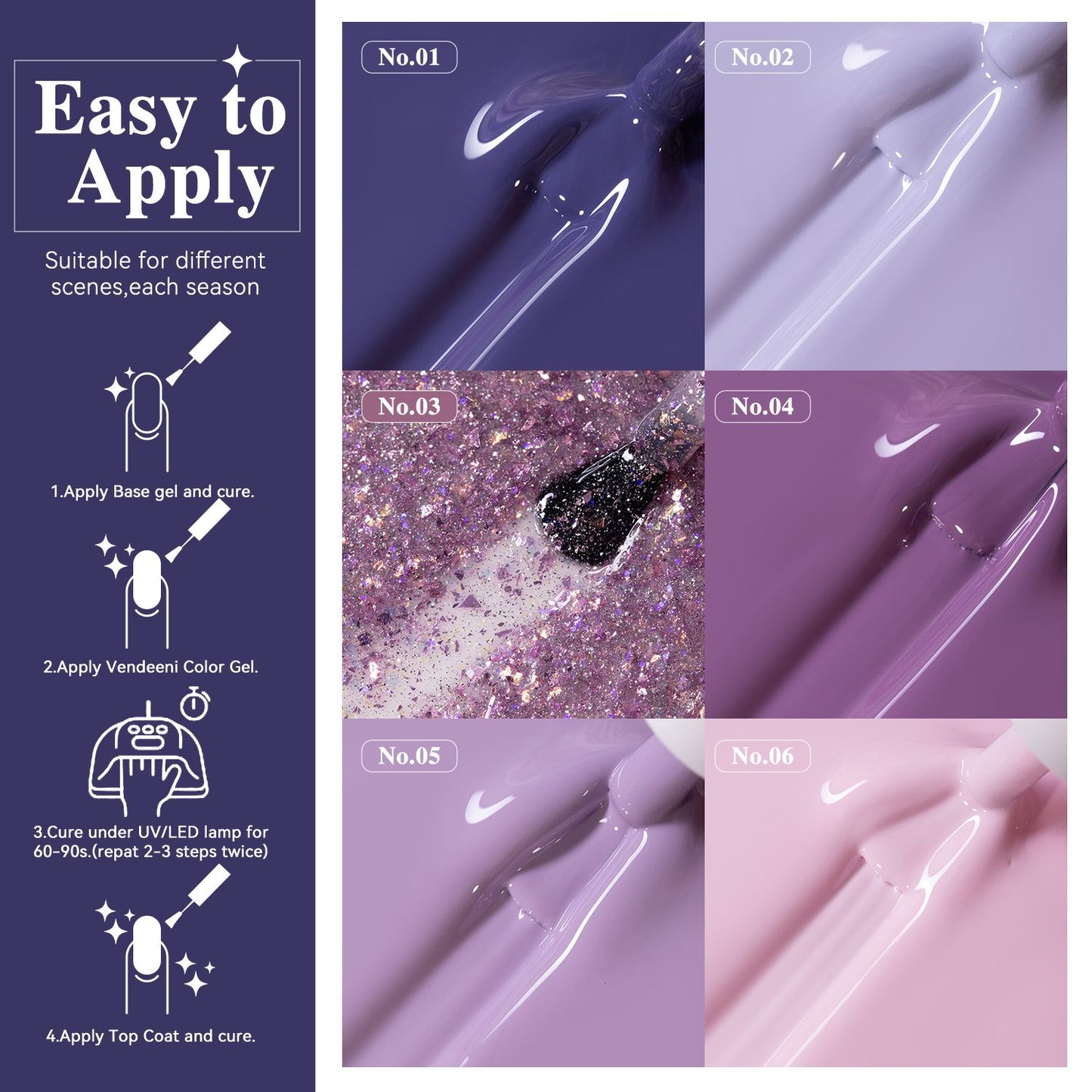 10ml Vendeeni Hema/TPO Free Gel Polish